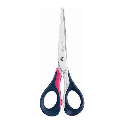 Olló, általános, 16 cm, MAPED "Sensoft 3D", vegyes színek