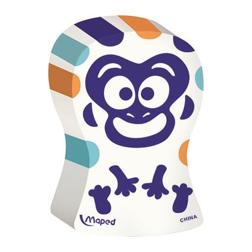 Radír, vegyes minták, MAPED "Ergo Fun Multicolor"