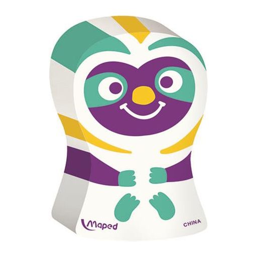 Radír, vegyes minták, MAPED "Ergo Fun Multicolor"