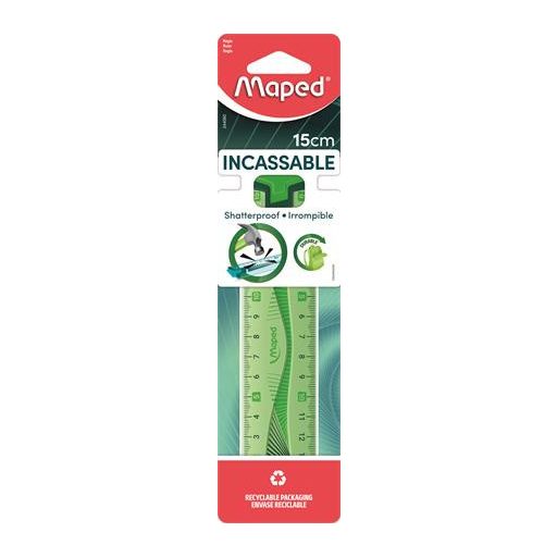 Vonalzó, műanyag, hajlítható, 15 cm, MAPED "Flex"