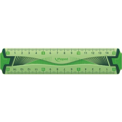 Vonalzó, műanyag, hajlítható, 15 cm, MAPED "Flex"