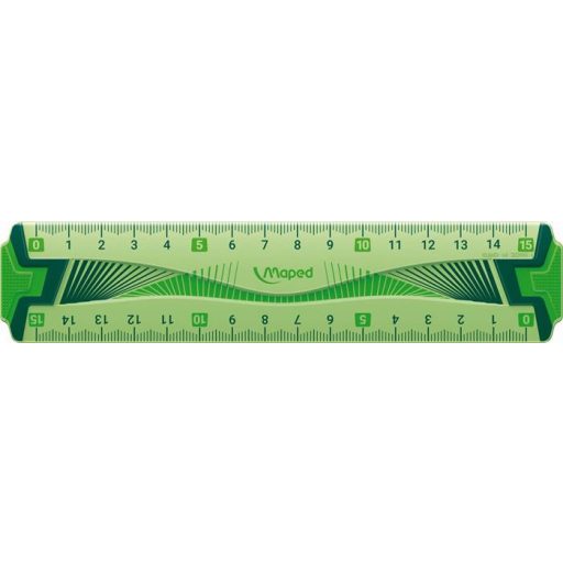 Vonalzókészlet, kicsi, műanyag, hajlítható, 4 darabos, MAPED "Flex"