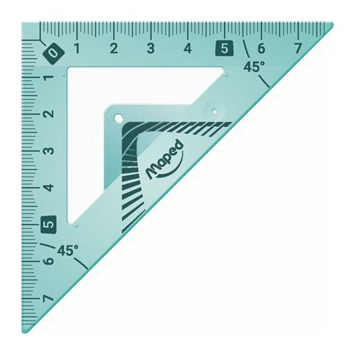 Vonalzókészlet, kicsi, műanyag, hajlítható, 4 darabos, MAPED "Flex"