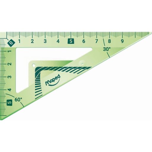 Vonalzókészlet, kicsi, műanyag, hajlítható, 4 darabos, MAPED "Flex"