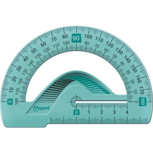 Vonalzókészlet, műanyag, hajlítható, 4 darabos, MAPED "Flex"