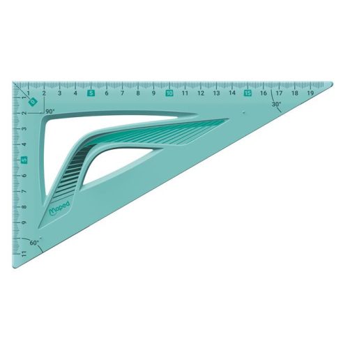 Vonalzókészlet, műanyag, hajlítható, 4 darabos, MAPED "Flex"