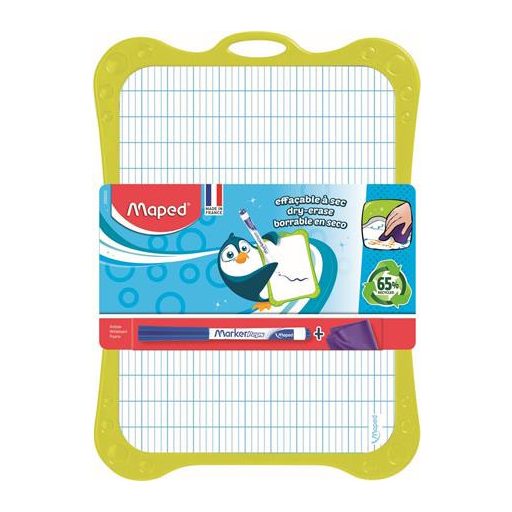 Fehértábla, kiegészítőkkel, MAPED, vegyes színek