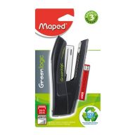   Tűzőgép, 24/6, 26/6, 25 lap, MAPED "Greenlogic Half-Strip"