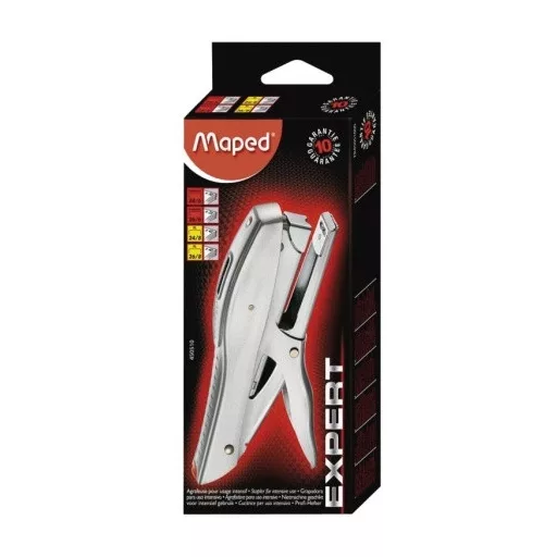 Tűzőgép, kézi, 24/6, 26/6, 45 lap, MAPED "Expert Plier"