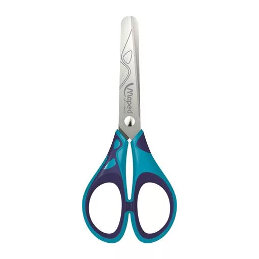 Olló, iskolai, 13 cm, MAPED "Essentials Soft"