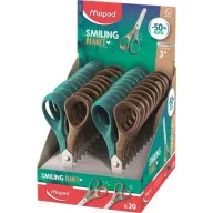   Olló display, óvodai, 12 cm, FSC, MAPED "Smiling Planet Vivo"