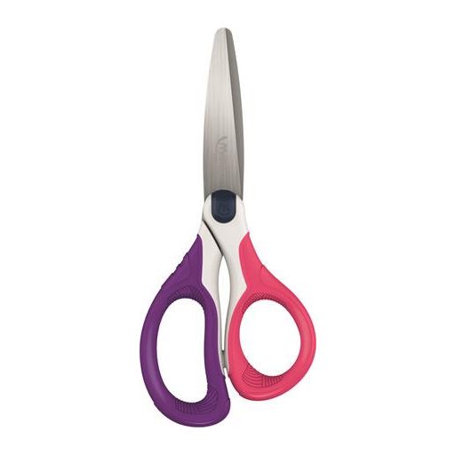 Olló display, iskolai, 13 cm, MAPED "Sensoft Asym", vegyes színek