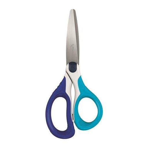 Olló display, iskolai, 13 cm, MAPED "Sensoft Asym", vegyes színek