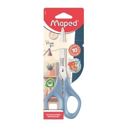 Olló, általános, 17 cm, MAPED „Multiuse Advanced”, vegyes színek