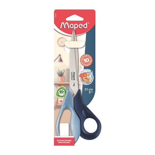 Olló, általános, 21 cm, MAPED „Multiuse Advanced Asym”, vegyes színek