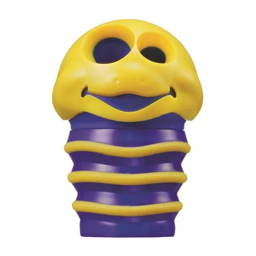 Hegyező display, kétlyukú, tartályos, MAPED "Croc Croc", kukac, vegyes színek