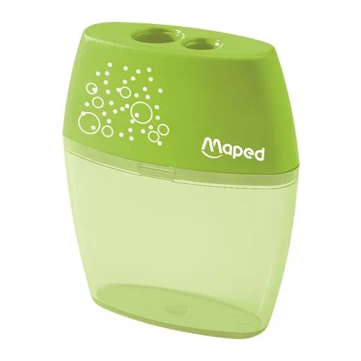 Hegyező display, kétlyukú, tartályos, MAPED "Shaker", vegyes színek