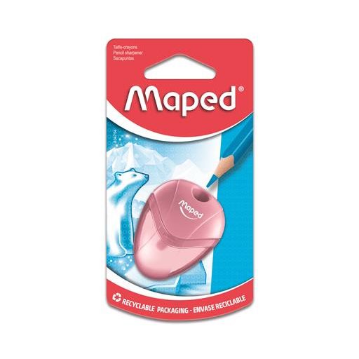 Hegyező, egylyukú, tartályos, MAPED "I-Gloo", vegyes színek