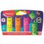 Szövegkiemelő készlet, 1-5 mm, MAPED „Fluo Peps Mini Kawaii”, 4 különböző szín