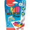 Filctoll készlet, 3,6 mm, MAPED "Color'Peps Magic", 8+2 különböző szín