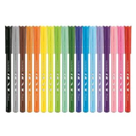   Filctoll készlet, 2 mm, kimosható, MAPED "Color'Peps Ocean", 18 különböző szín