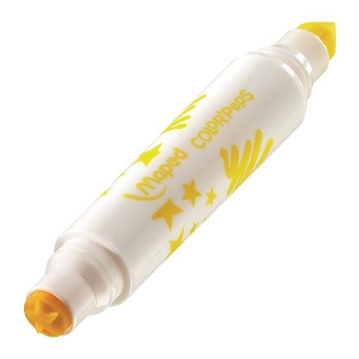 Filctoll készlet, 7,5 mm, kétvégű, MAPED "Color'Peps Duo Stamp" 8 különböző szín és minta