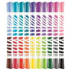   Filctoll készlet, kimosható, MAPED "Color'Peps Duo", 20 különböző szín