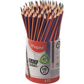   Grafitceruza, ceruzatartó, HB, háromszögletű, MAPED "Black'Peps Navy"