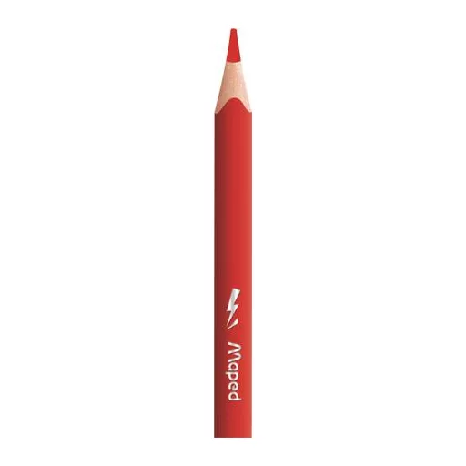 Színes ceruza készlet, háromszögletű, MAPED "Mini Color'Peps Strong", 12 különböző szín