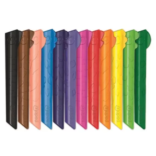 Színes ceruza készlet, háromszögletű, MAPED „Color'Peps Infinity Kidy”, 12 különböző szín