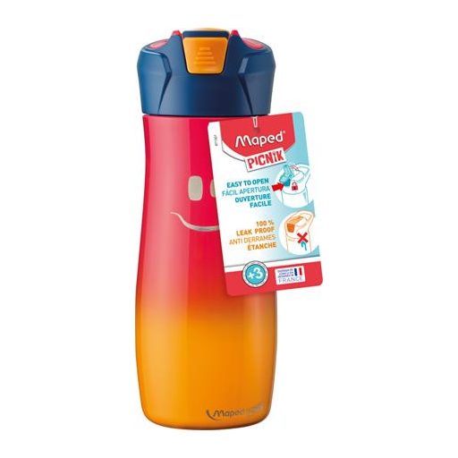 Kulacs, 580 ml, rozsdamentes acél, MAPED PICNIK "Concept Kids", pink