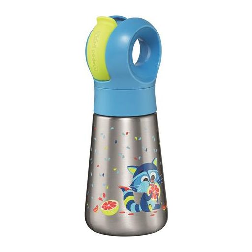 Kulacs, 350 ml, rozsdamentes acél, MAPED PICNIK "Concept Miniz", mosómedve