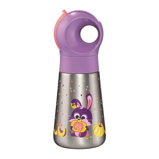 Kulacs, 350 ml, rozsdamentes acél, MAPED PICNIK "Concept Miniz", nyuszi