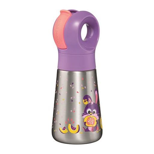 Kulacs, 350 ml, rozsdamentes acél, MAPED PICNIK "Concept Miniz", nyuszi