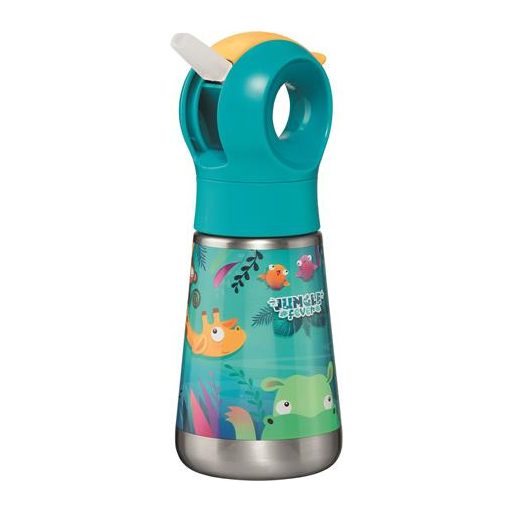 Kulacs, 350 ml, rozsdamentes acél, MAPED PICNIK "Jungle Fever"