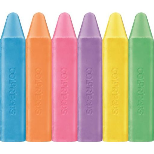 Aszfaltkréta, MAPED "Color'Peps", 6 különböző szín