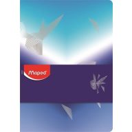   Jegyzetfüzet, tűzött, A5, vonalas, MAPED „Arctic jégvilág”