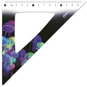   Vonalzókészlet, műanyag, 4 darabos, MAPED "Deepsea Paradise"