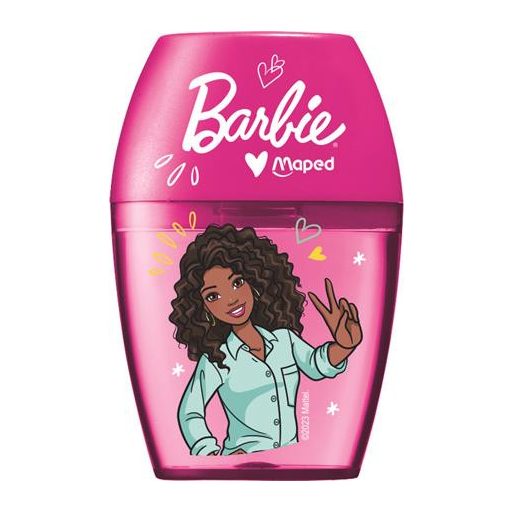 Hegyező, egylyukú, tartályos MAPED "Barbie Shaker"