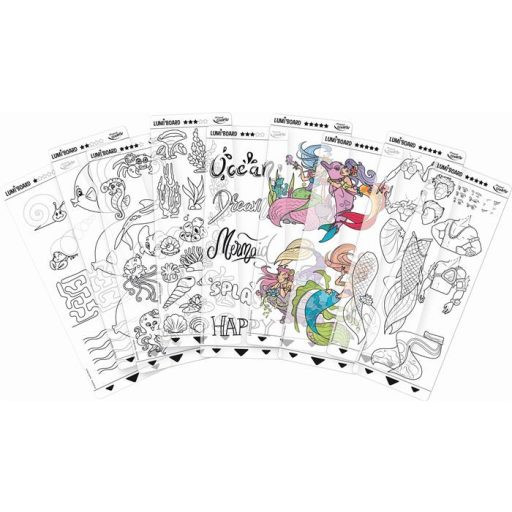 Kreatív készségfejlesztő rajzkészlet, MAPED CREATIV "Lumi Board Hableány"