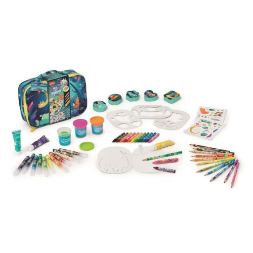 Kreatív bőrönd, kiegészítőkkel, MAPED CREATIV, "Jungle Fever", 50 darabos