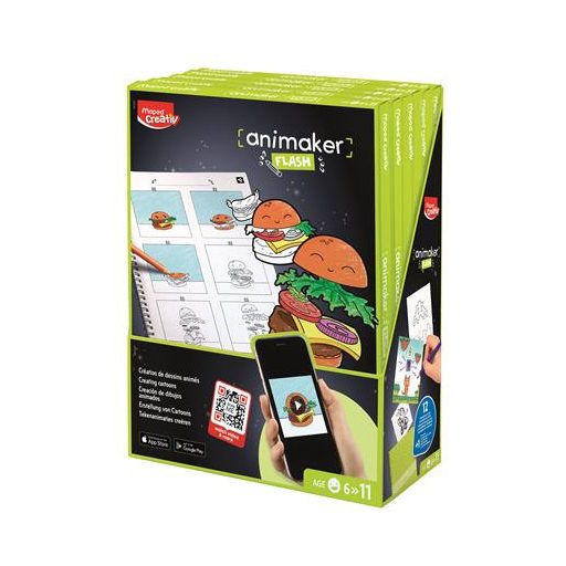 Animációkészítő készlet applikációval, MAPED CREATIV "Animaker Flash", Pop