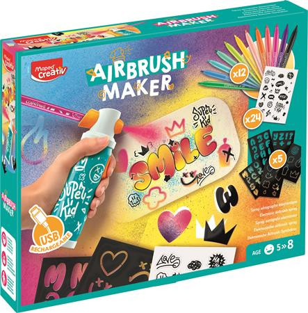 Kreatív festékszóró készlet, MAPED CREATIV "Airbrush Maker"