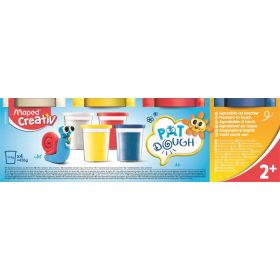   Gyurma készlet, 4x114 g, MAPED CREATIV "Pat Dough Classic", vegyes színek