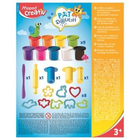   Gyurma és formázó készlet, 21 darabos, MAPED CREATIV, "Pat Dough"