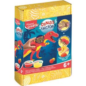  Dínó készítő modellező gyurma készlet, MAPED CREATIV "Dinos factory", T-Rex