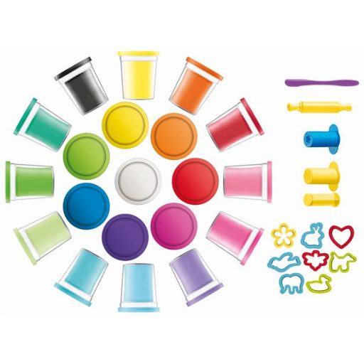 Gyurma és formázó készlet, 32 darabos, MAPED CREATIV "Pat Dough"