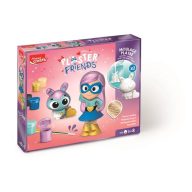   Gipszkiöntő készlet formákkal és festékkel, MAPED CREATIV "Plaster Friends Girly"