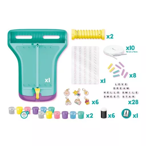 Cipőfűző díszítő készlet, MAPED CREATIV "Shoelace Factory"