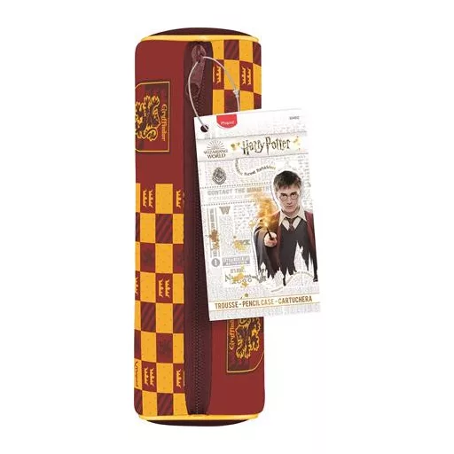 Tolltartó, cipzáras, MAPED, "Harry Potter Teens", bordó